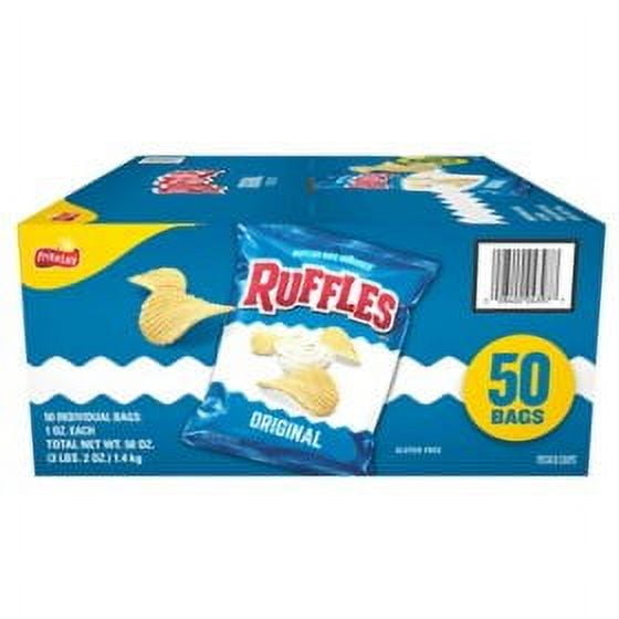 Papas Ruffles Originales, 1 oz., 50 bolsas. Paquete de 2. - MrSnack