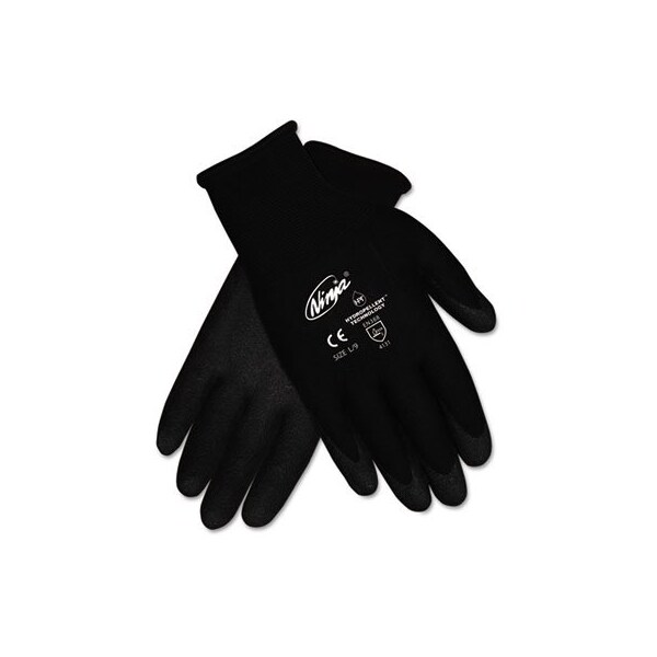 Mcr Safety, Guantes de nailon recubiertos de PVC Ninja Hpt, Talla X-Grande, Negro, Par - N9699XLDZ