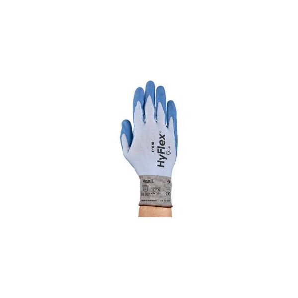 Guantes recubiertos de poliuretano sin costuras Ansell, Ansell 11-518, Talla 7, 1 par, 12 paquetes - ¿235131¿