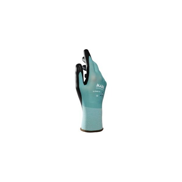 Guantes MAPA® Ultrane 510 recubiertos de polímero, forro de muñeca tejido, verde, 1 par, talla 7, 34510007 - 34510007.