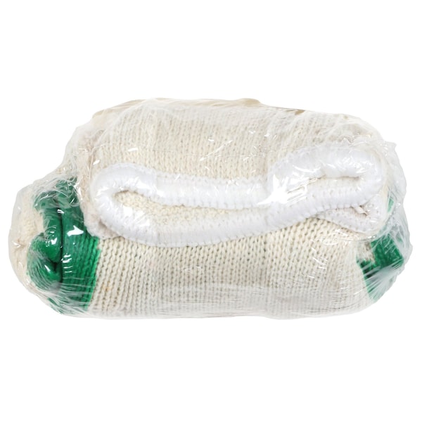 Guantes de seguridad Mcr, recubrimiento de látex verde calibre 10 L, paquete de 72 - VP9681L