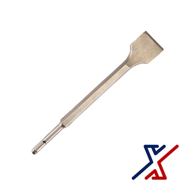X1 Tools 1-5/8 Wide x 10 Long  Flat SDS Chisel 1 Chisel by X1 Tools - X1E-CON-SDS-CHI-1070x1