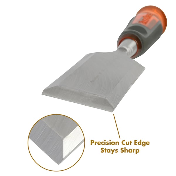 Buck Brothers Pro Full Tang Wood Chisel – 2" (50MM) - 74819