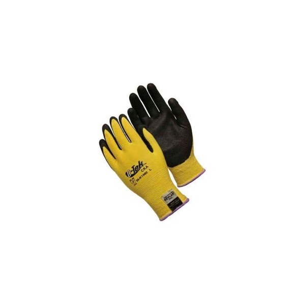 Guantes de Kevlar® con micro superficie de nitrilo en palma y dedos, peso medio, XL - 09-K1660/XL
