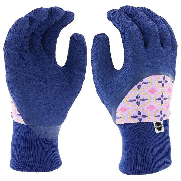 Guantes de jardinería Miracle-Gro MG20802WML, para mujer, ML, puño de punto, recubrimiento de látex espumado - MG20802/WML
