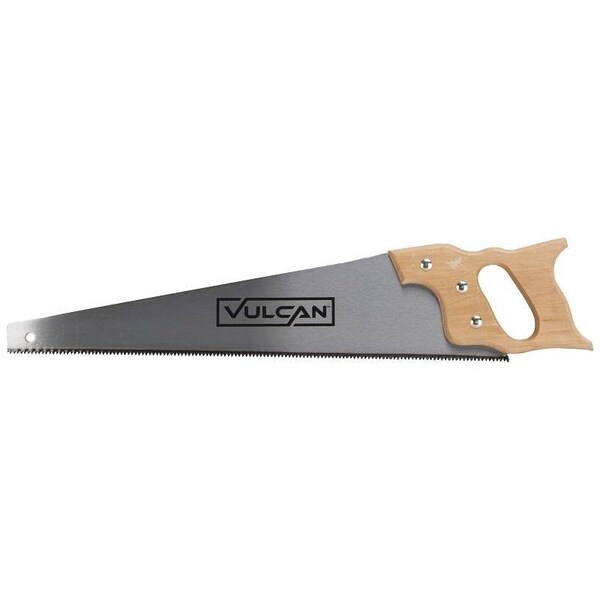 Vulcan Handsaw, 20 in L Blade, 8 TPI TPI, Steel Blade, Wood Handle, Wood Handle - JLO-081