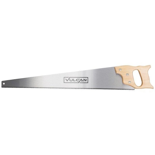 Vulcan Handsaw, 26 in L Blade, 8 TPI TPI, Steel Blade, Wood Handle, Wood Handle - JLO-043