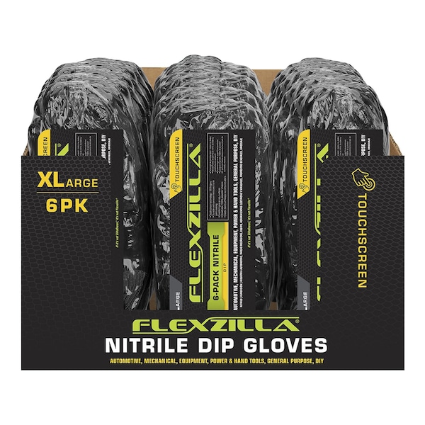 Flexzilla FZ Gloves Nitrile Dip 6PK XL - 12 Pc - GC100XL-6X-12Q

Flexzilla FZ Guantes con recubrimiento de Nitrilo 6PK XL - 12 piezas - GC100XL-6X-12Q