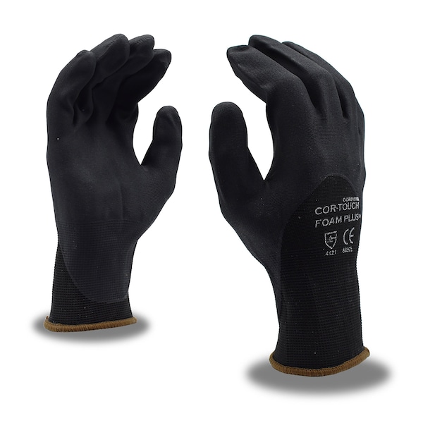 Guantes de espuma Cordova COR-TOUCH FOAM PLUS, Nitrilo/PU, tamaño S, 12 paquetes - 6897S