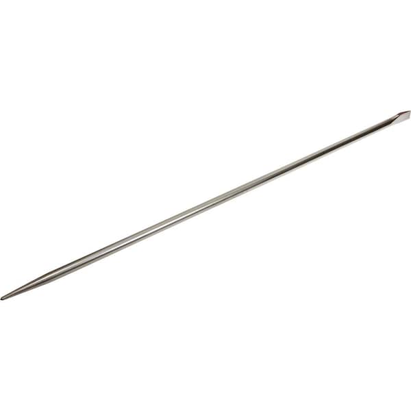 Gray Tools Pinch Bar, 1-1/4" Width Of Cut X 1" Shank X 54" Long, Nickel Plate - C72