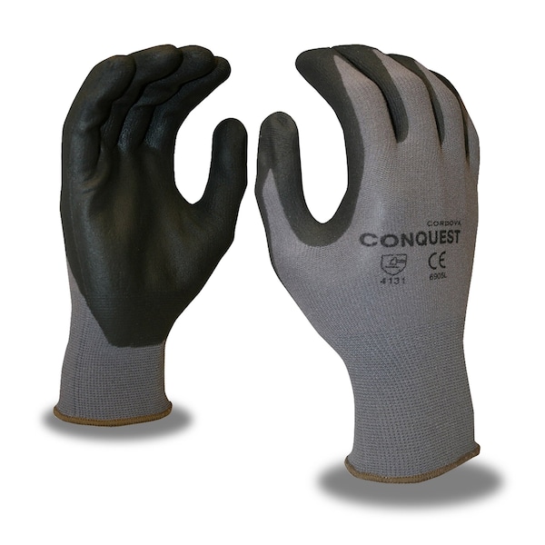 Guantes Cordova Conquest, Nitrilo, Microespuma, XS, 12 piezas - 6905XS