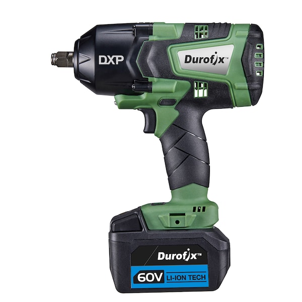 Durofix DXP 60V 1/2" BLDC Jumbo Impact Wrench 3-Stage 1500 ft-lbs, Kit - RI60164-PM
