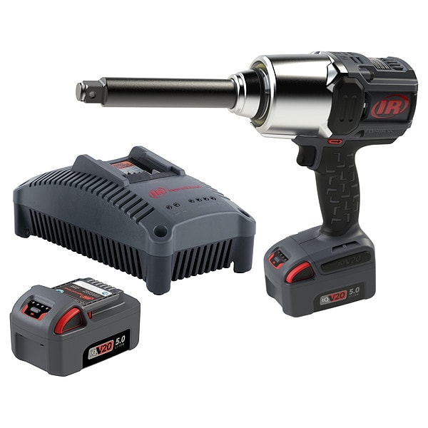 Ingersoll-Rand Cordless Impact Wrench, 14 3/4 in L - W8571-K2