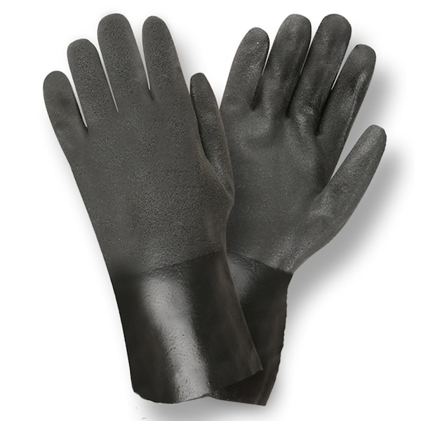 Cordova Negro PVC de Doble Revestimiento, Agarre de Papel de Lija, Forro de Interbloqueo - 12 Pulgadas, Paquete de 12 - 5112SI