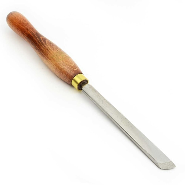Crown Tools 3/4 Inch 19mm Rolled Edge Radius Skew Chisel, 8-1/2 Inch 216mm Handle - 24132