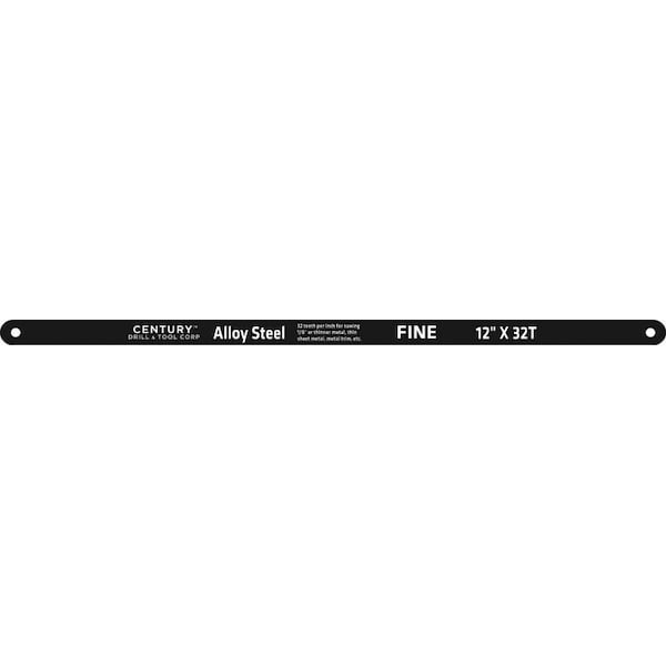 Century Drill & Tool Hacksaw Blade 12" X 32T Teeth Per Inch-Carbon Alloy Steel 2Pak - 4335