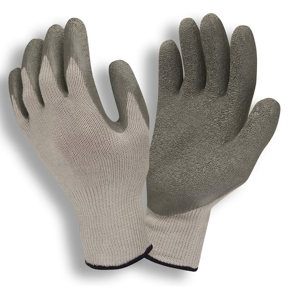 Guantes recubiertos de látex natural Cordova, tejido a máquina, COR-GRIP II, M, paquete de 12 - 3897M