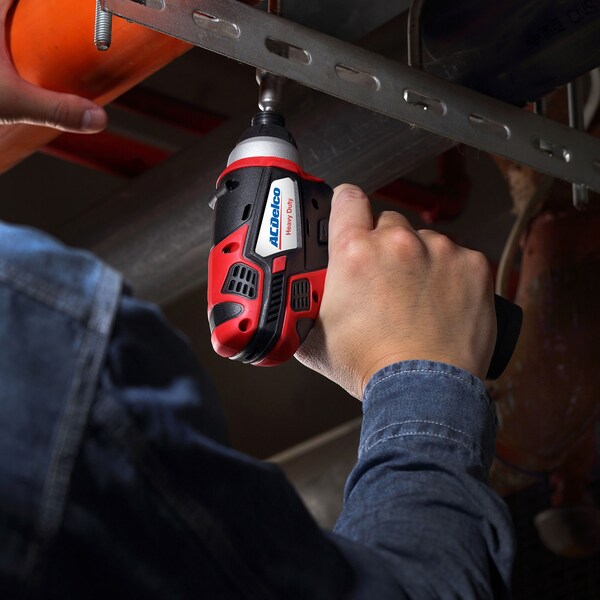Acdelco G12 12V 1/4'' Cordless Impact Driver, 2-Batery, ARI12105 - ARI12105P