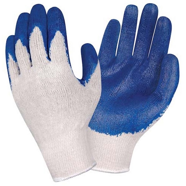 Guantes de punto para máquina recubiertos con látex natural Cordova, sumergidos en salpicaduras, grado industrial azul, talla S, paquete de 12 - 3891S