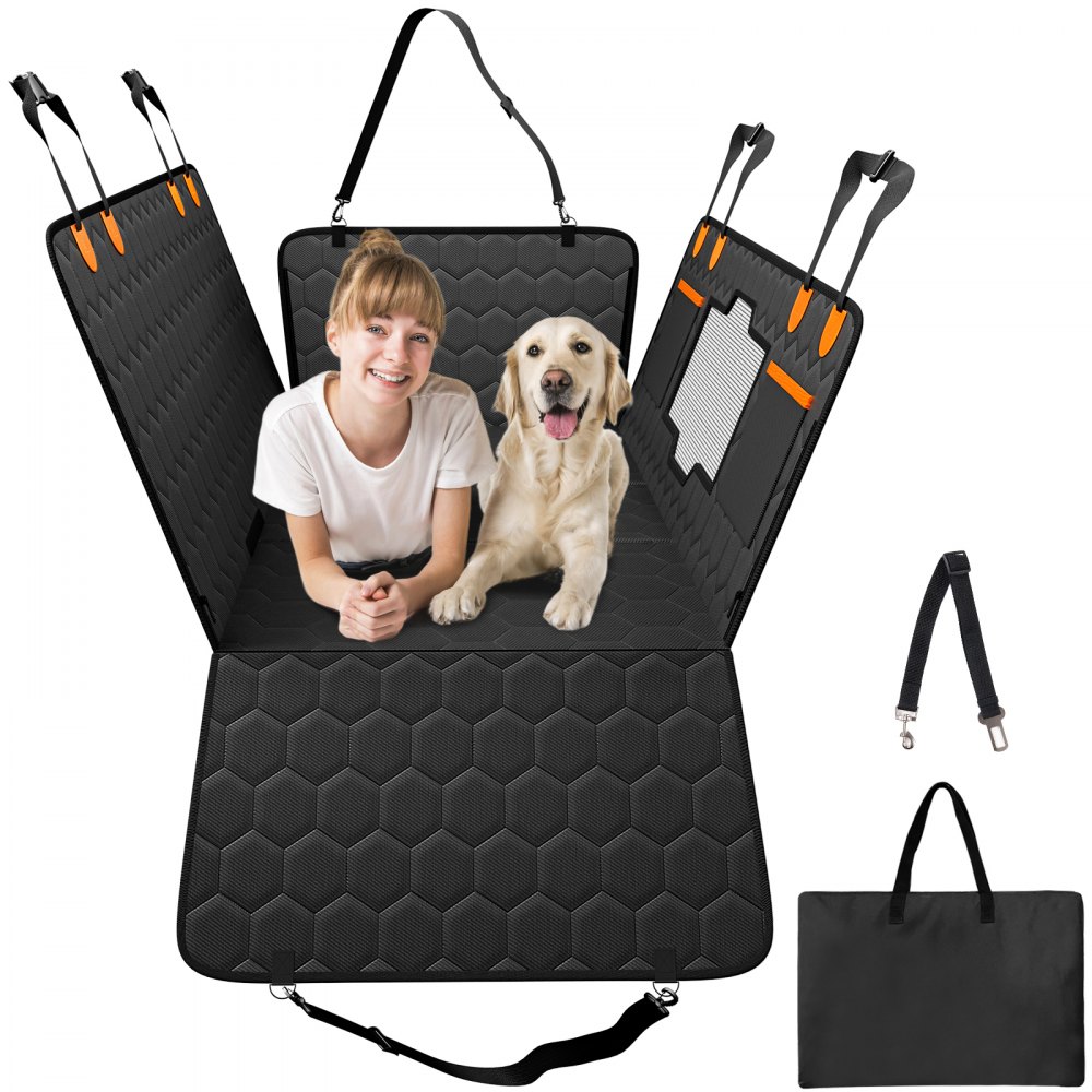 VEVOR 54 x 25.6 in Dog Car Seat Cover for Back Seat Waterproof 600D for Cars - QBDXJC54256IQ1E6VV0