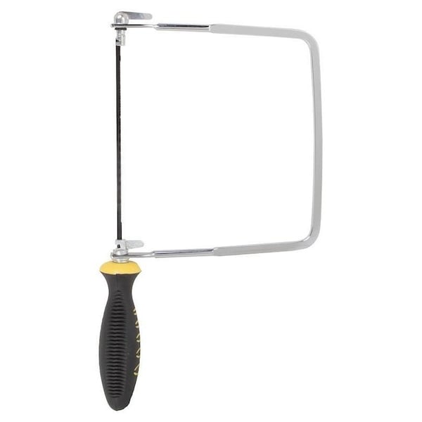 Vulcan Coping Saw, 6 in L Blade, 24 TPI: 3pcs 19 TPI: 1pc 15 TPI: 1pc TPI, High Carbon Steel Blade - YU-4330