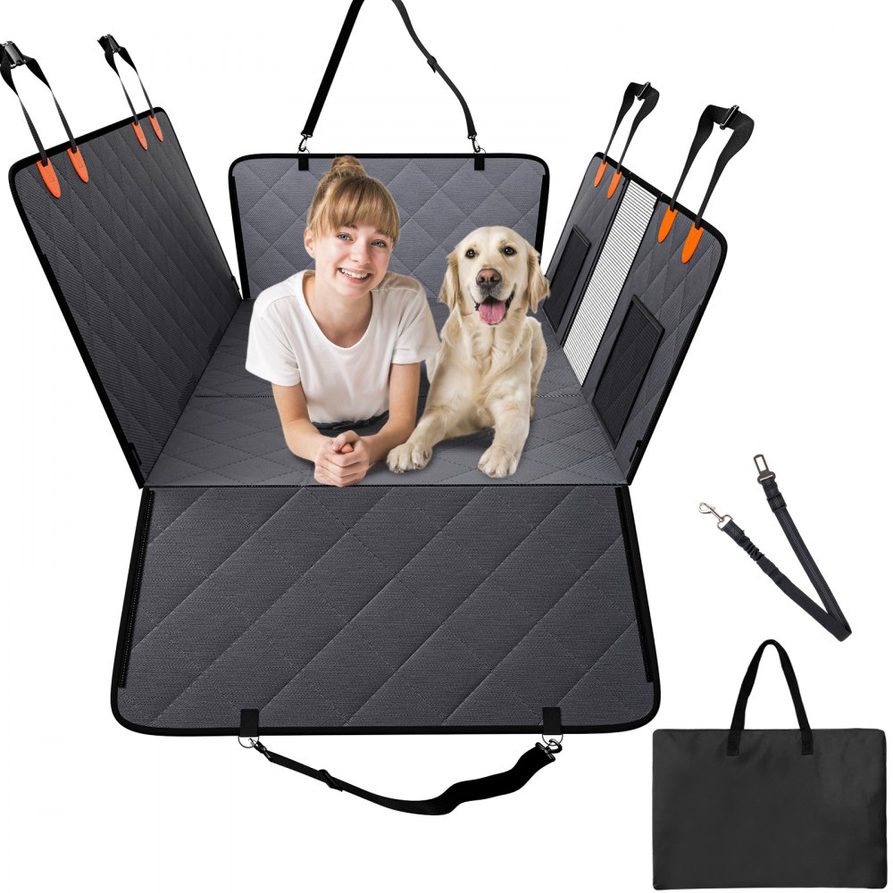 VEVOR 57.4 x 30.3 in Dog Car Seat Cover for Back Seat Waterproof 600D for Truck - QBDXKC574303HJEHQV0