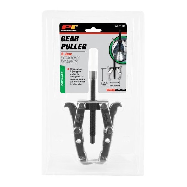 Performance Tool 2 Jaw Gear Puller 3 1/4 X 4 In Gear Puller-2 J, W87122 - W87122