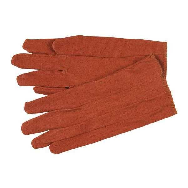 Guantes recubiertos de vinilo MCR Safety, cobertura total, color Russett, talla mediana, paquete de 12 - 9810M