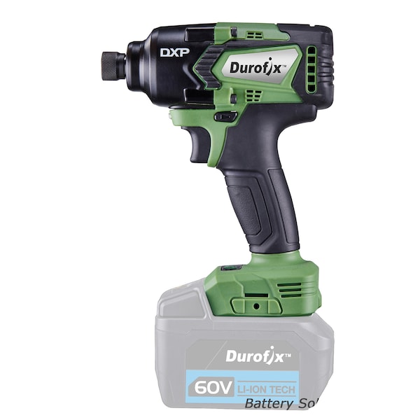 Durofix DXP 60V BLDC 1/4" Impact Driver 3-Stage 200 ft-lbs, Tool Only - RI60165A1T