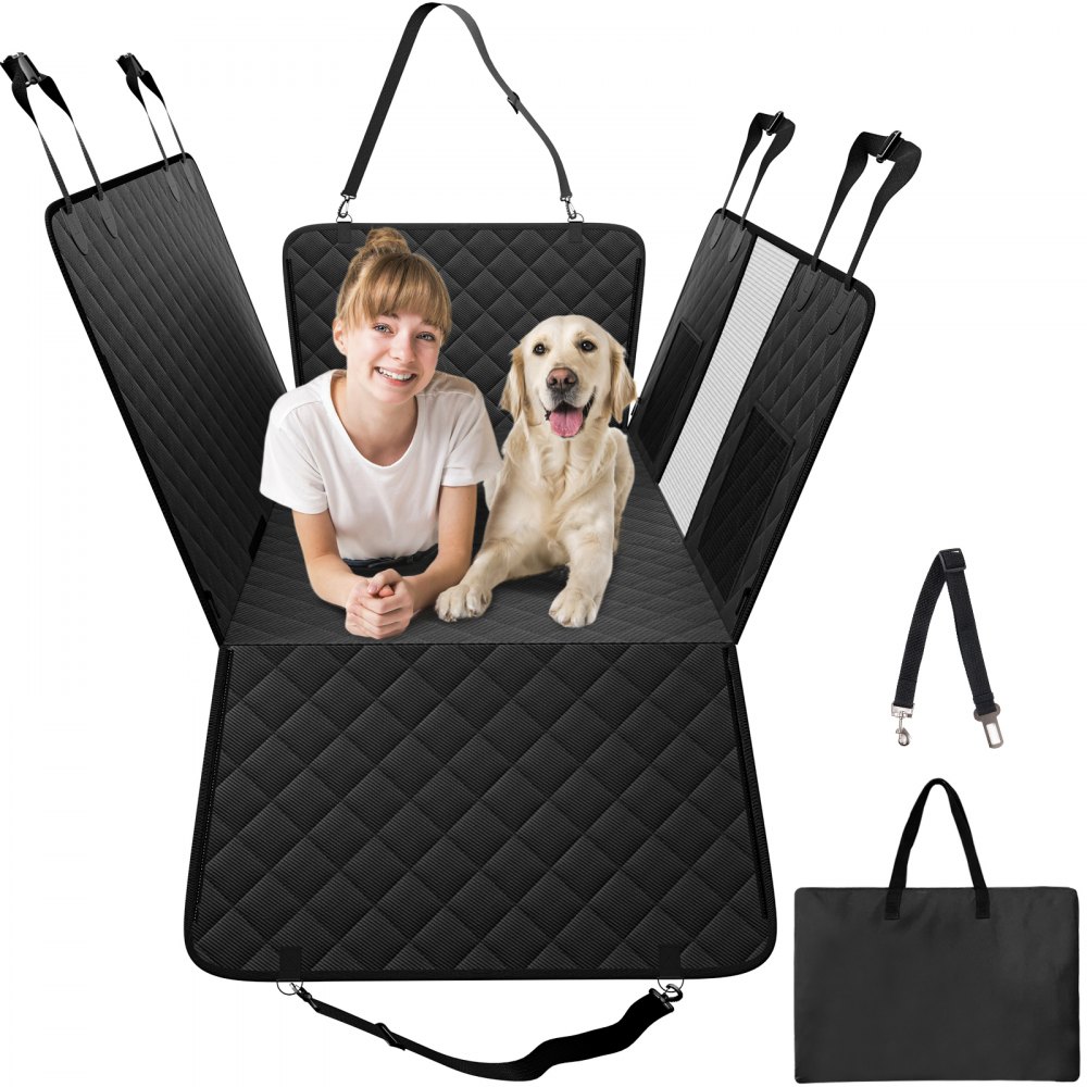 VEVOR 52 x 24.8 in Dog Car Seat Cover for Back Seat Waterproof 600D for Cars - QBDXJC52248IRJA72V0