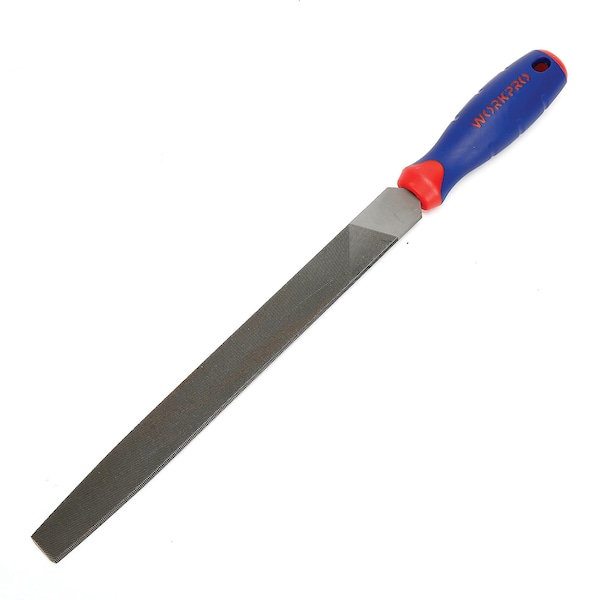 Prime-Line WORKPRO 10in Flat File - Durable Steel File to Sharpen Tools and Deburr - W051002