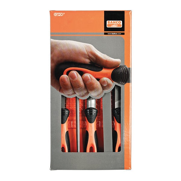 Bahco Bahco Engineering File Set, Ergo, 5 pcs. - 1-478-08-1-2