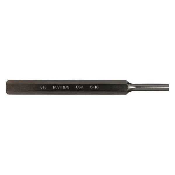 Mayhew Pro Pin Punch, 6in L, 5/16in Tip, Steel - 21104