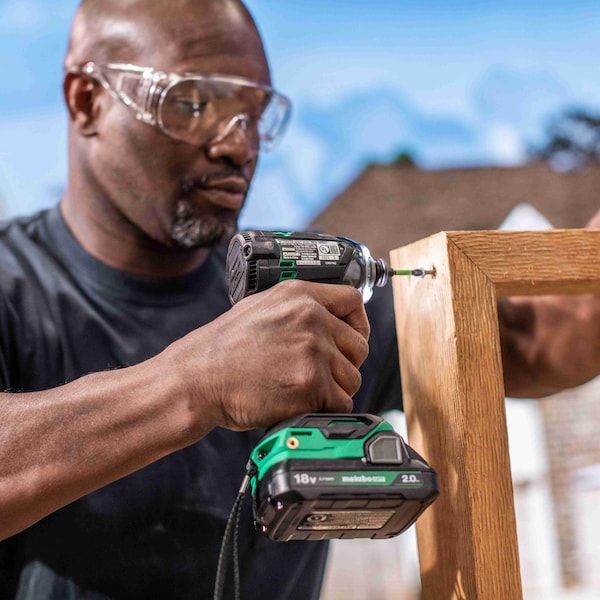 Metabo Hpt 18V MV Cordless Brushless Triple Hammer Bolt Impact Driver Kit 2 x 2.0Ah - WH18DCM