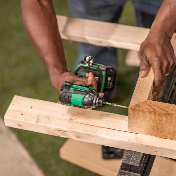 Metabo Hpt 18V MV Cordless Brushless Triple Hammer Bolt Impact Driver Kit 2 x 2.0Ah - WH18DCM