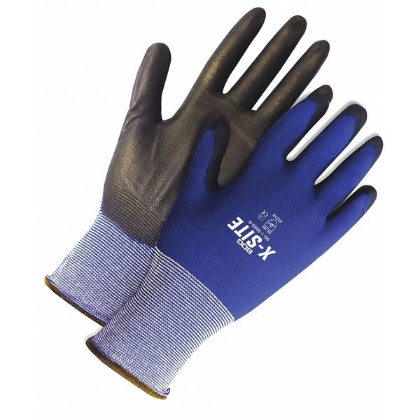 Bdg Azul Tejido Fino 18G Nylon Palma de Poliuretano Negro, Encogido, Talla XS (6) - 99-1-9865-6-K