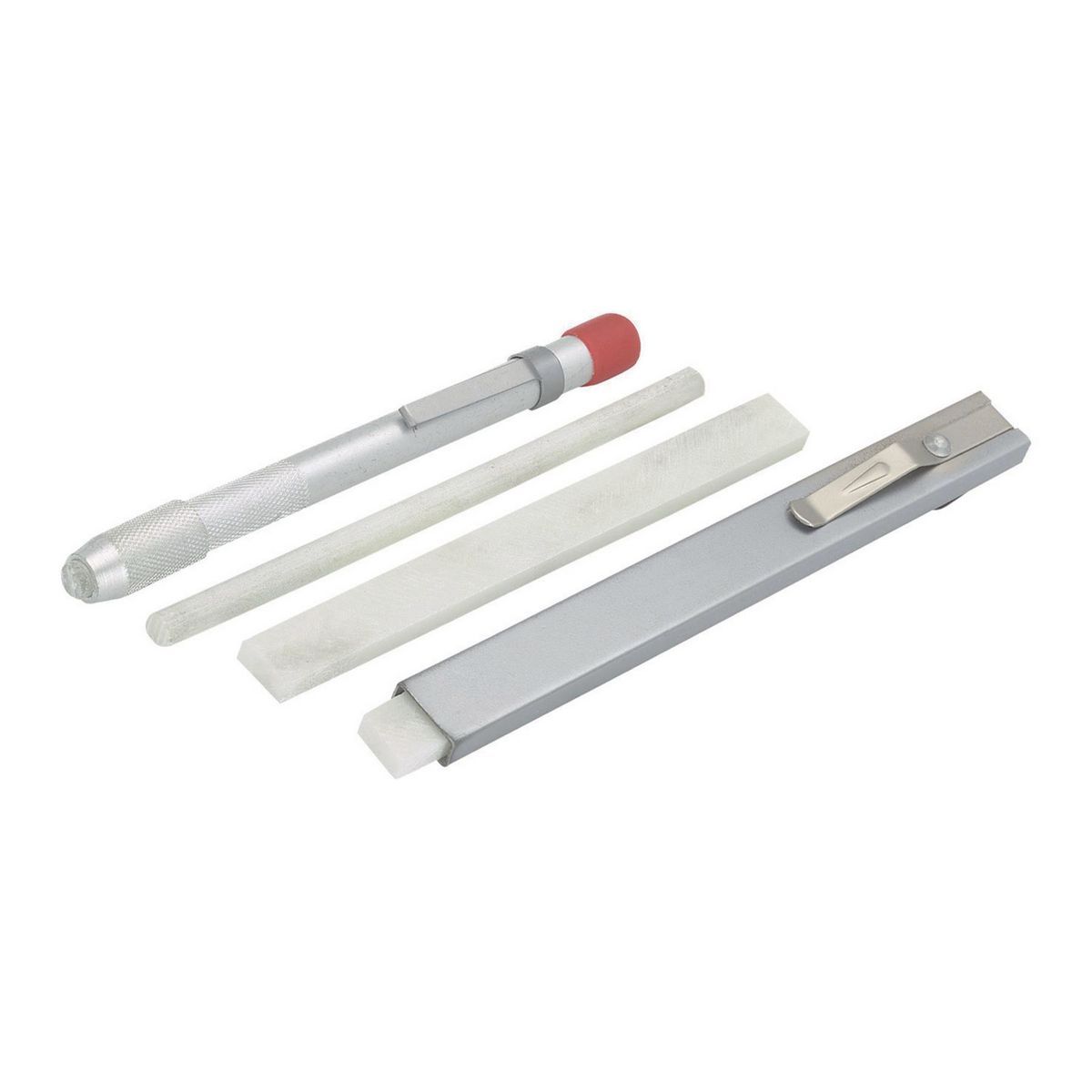 Set de marcadores de piedra de jabón eléctrica de Chicago con soporte, 4 piezas - 64070