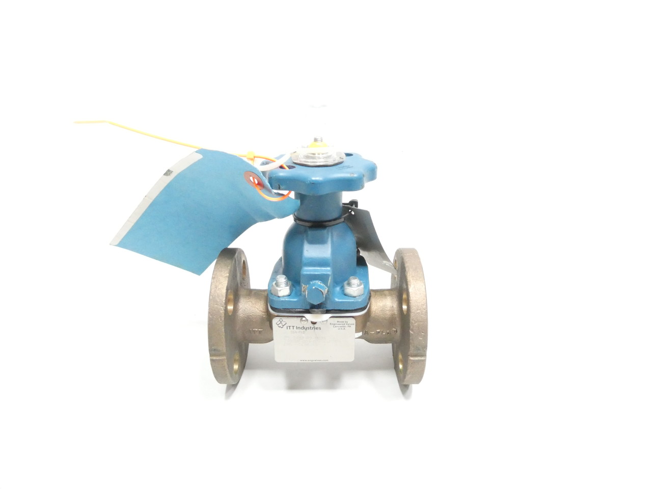 ITT .75-2432-R2-903S DIA-FLO MANUAL FLANGED 3/4IN DIAPHRAGM VALVE