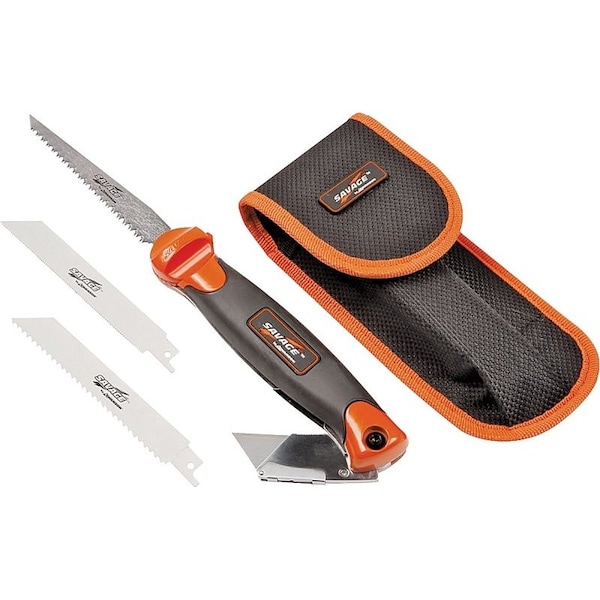 Swanson SAVAGE Series Utility Jab Saw, 6.02 in L Blade, Comfort-Grip Handle - SVK666
