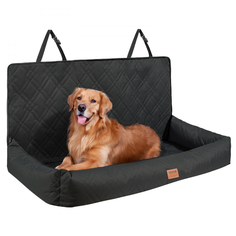 VEVOR Dog Booster Car Seat Pet Car Seat for Medium Large Dog up to 100 lbs Black - CWZGQCZYSFSHXYKEFV0