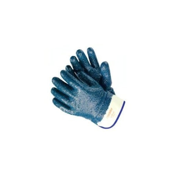 Mcr Safety Predator 9761R Guantes recubiertos de nitrilo con acabado rugoso, 12 paquetes - 9761RL
