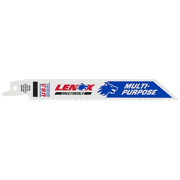 Lenox Reciprocating Saw Blades, 6 in L, Steel - 20565S614R