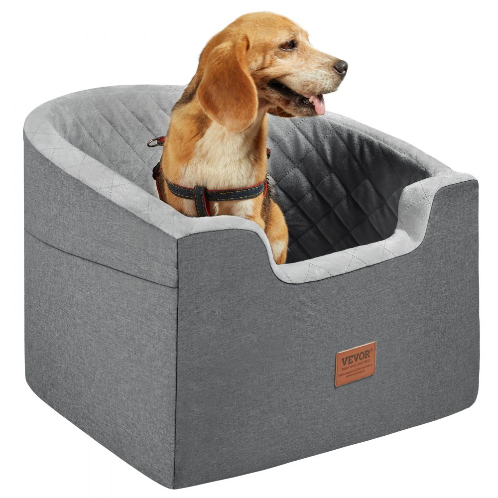 VEVOR Dog Booster Car Seat Pet Car Seat for Small Medium Dog up to 55 lbs Gray - CWZGQCZYTSQH1HCRMV0