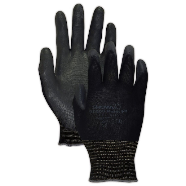 Guantes recubiertos de poliuretano Showa SHOWA Best Glove BO500B, M, 12 paquetes - BO500B-M