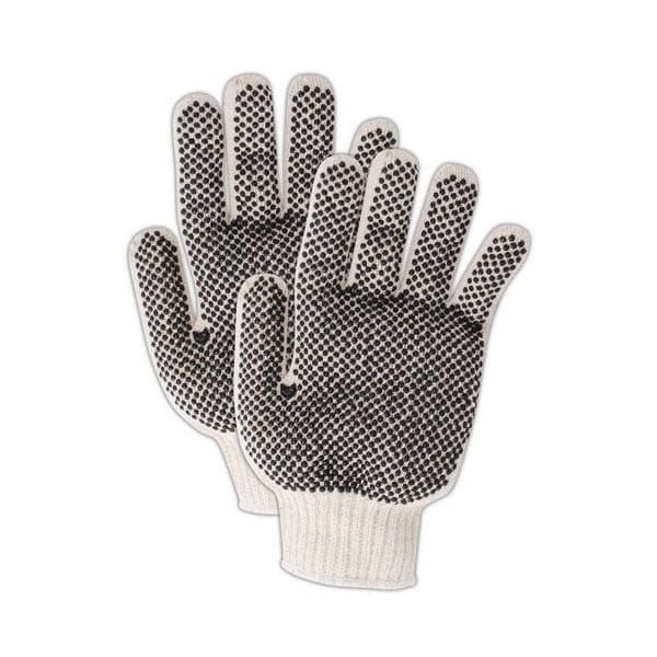 Guantes de punto con puntos de PVC ambidiestros Magid MultiMaster T93PR, paquete de 12 unidades - T93CPR