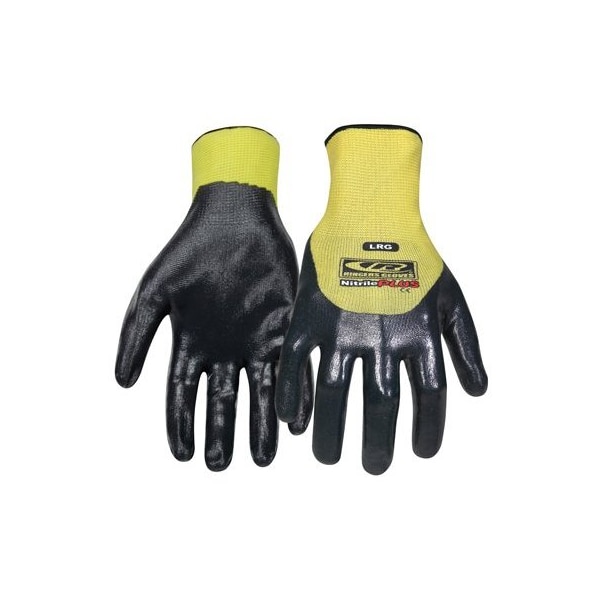 Guantes Ringers NITRILE 3/4 inmersión AMARILLO M* - RG023-09