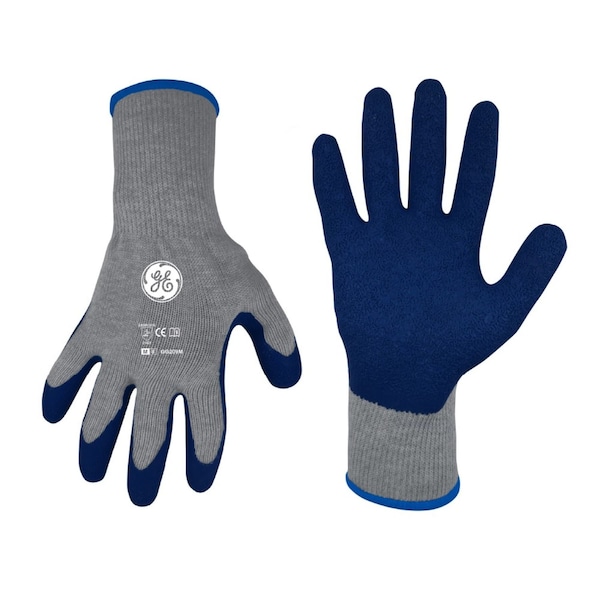 Guantes sumergidos Ge Crinkle, 10 GA, Azul/Gris, 1 par, M - GG209MC