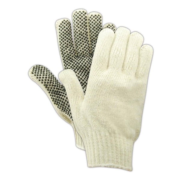 Guantes de punto con puntos de PVC Magid MultiMaster, paquete de 12 - T93P