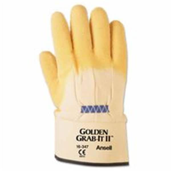 Ansell Ansell 012-16-347-10 Guantes Golden Grab-It; 10; Amarillos - 012-16-347-10