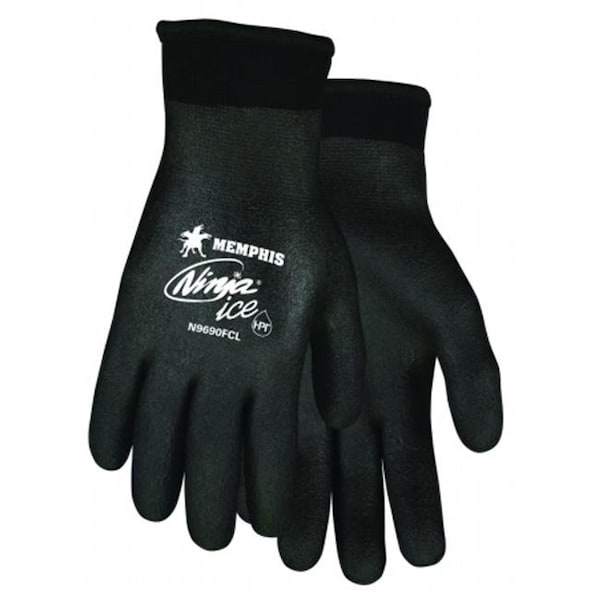 Mcr Safety MCR 127-N9690FCL Guantes Ninja Ice; Grandes; Negro - 127-N9690FCL